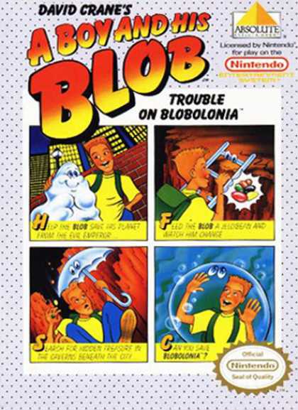 Poster A Boy and His Blob Trouble on Blobolonia